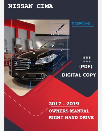 nissan cima 2017 2018 2019 owners manual in english